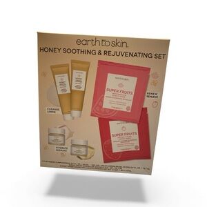 Honey & Super Fruits Skincare Set - Pink and Gold